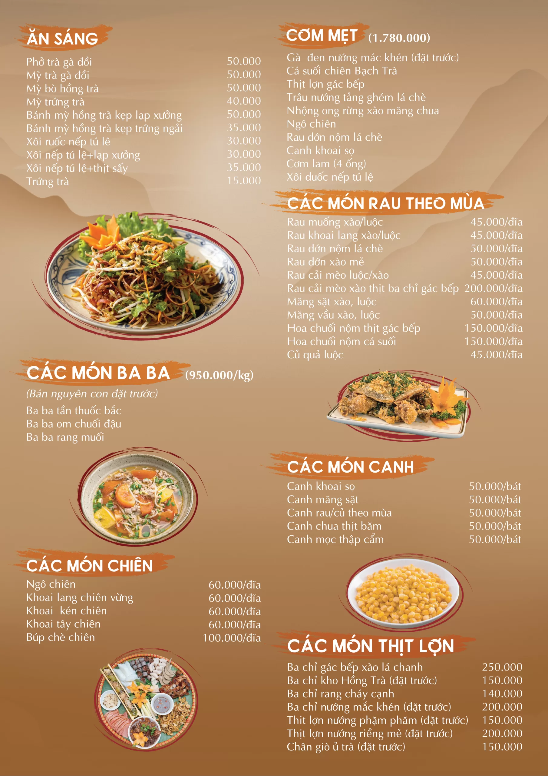 Menu trang 2