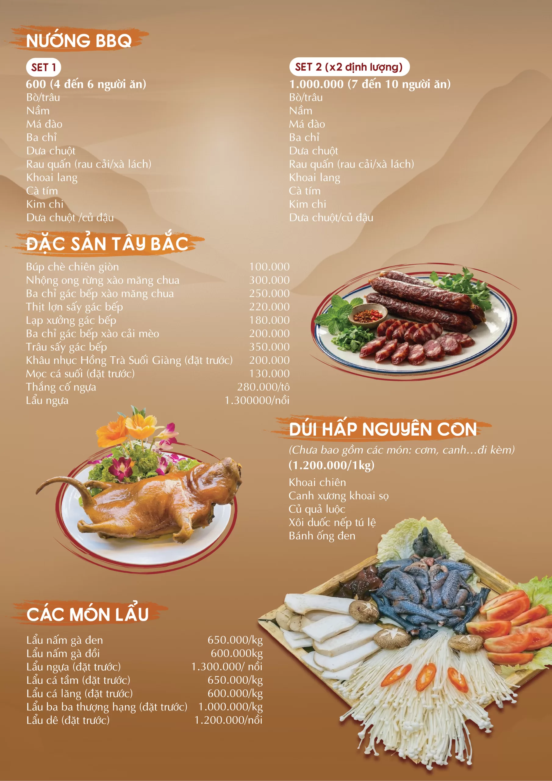 Menu trang 3