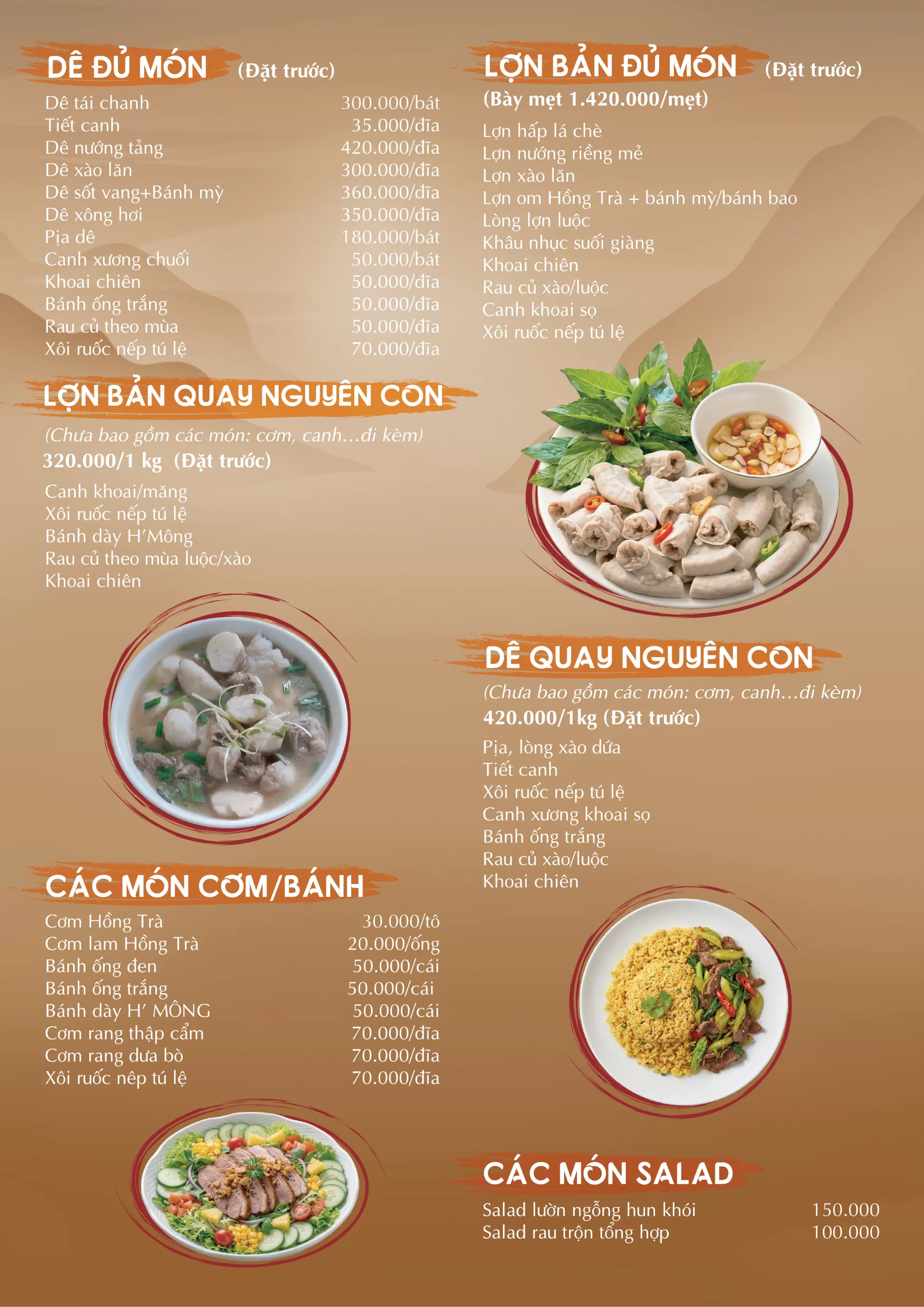 Menu trang 5