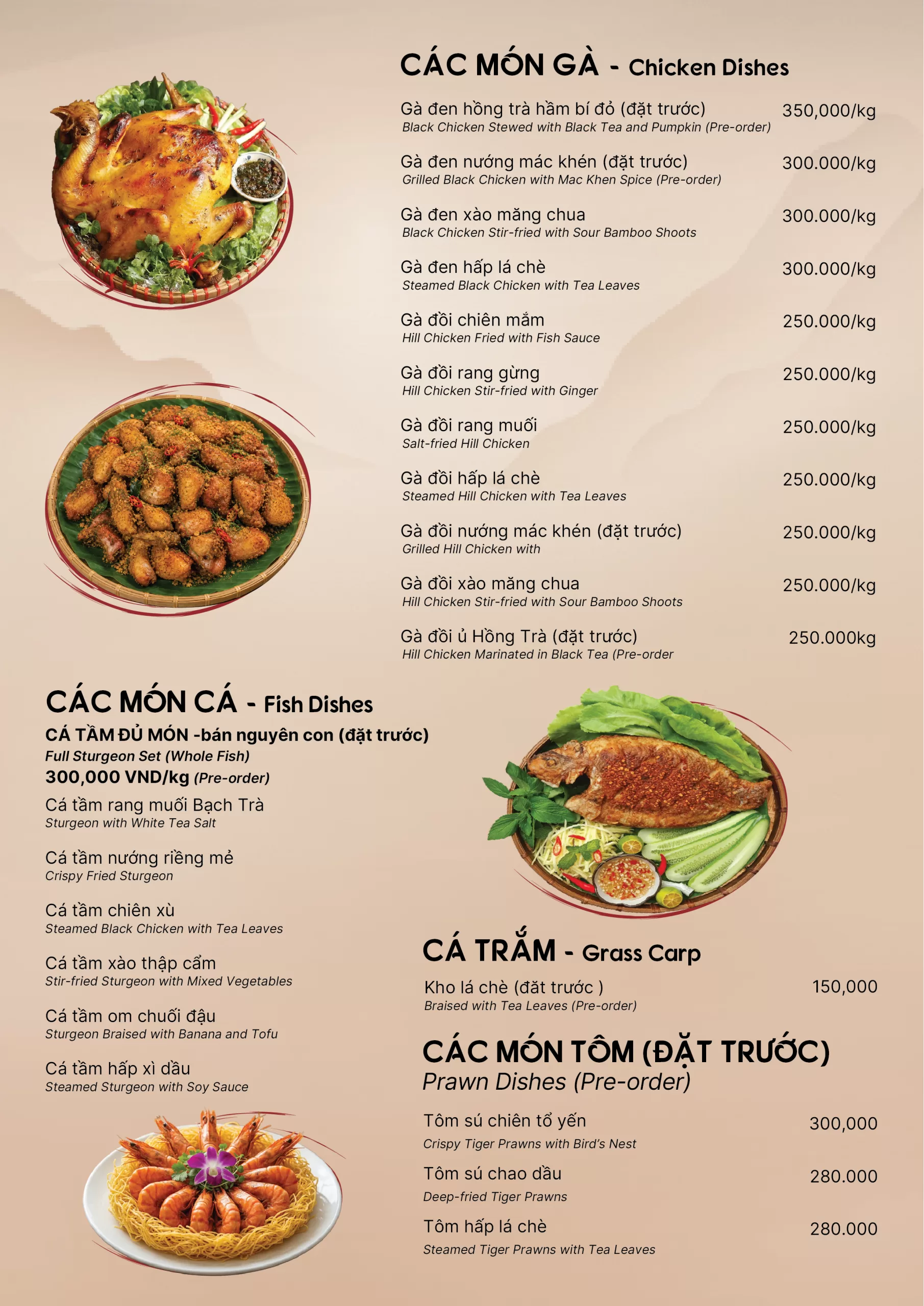 Menu trang 3